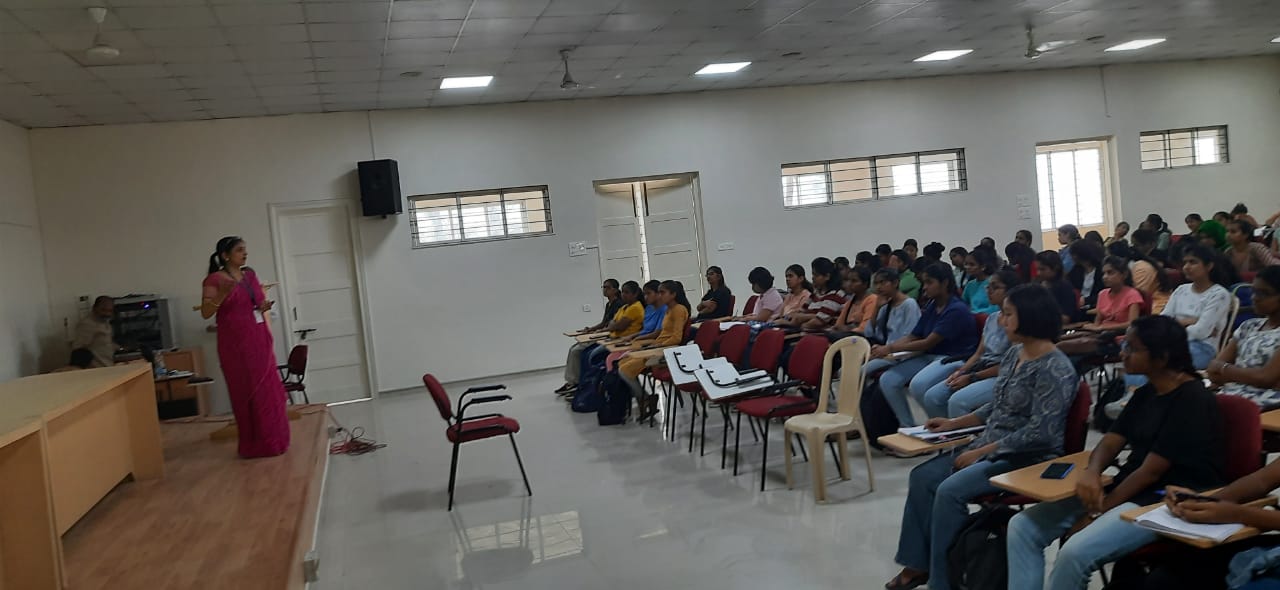 Attentive students during the library orientation session